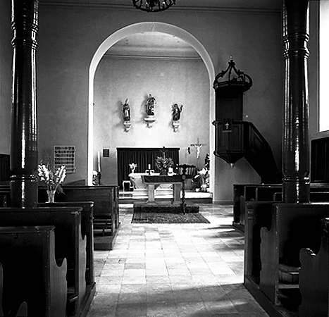 Vue d'ensemble vers le choeur.