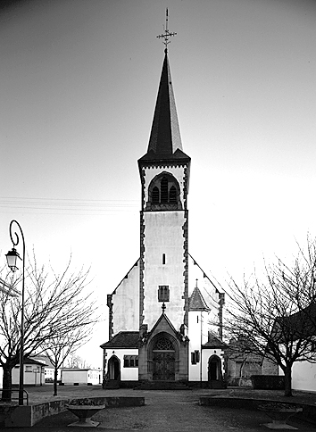 Façade occidentale : vue d'ensemble.