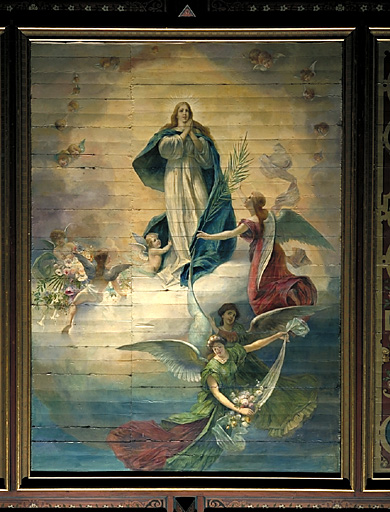 Peinture monumentale : Assomption de la Vierge