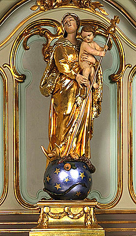 Statue : Vierge à l'Enfant