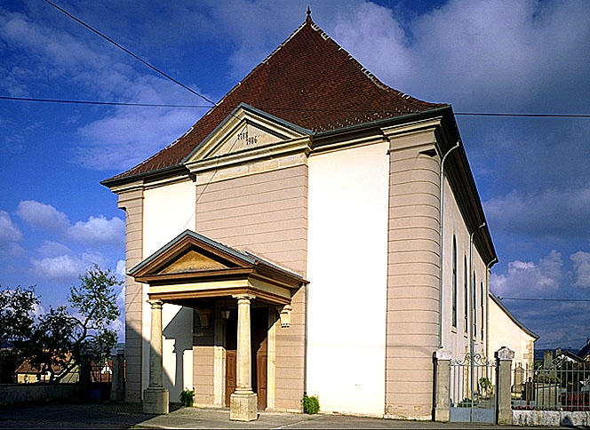 Vue d'ensemble de la façade ouest