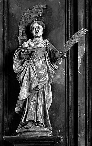 Statue : sainte Agathe