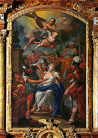 2 tableaux : Mort de saint Joseph, Martyre de sainte Agathe