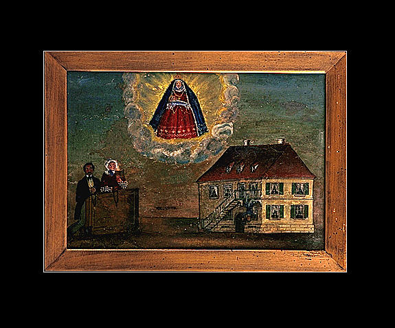 Ex-voto, tableau : Vierge de Pitié (5)