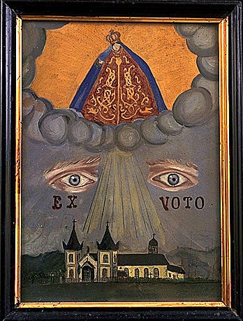 Ex-voto, tableau : Vierge de Pitié (4)