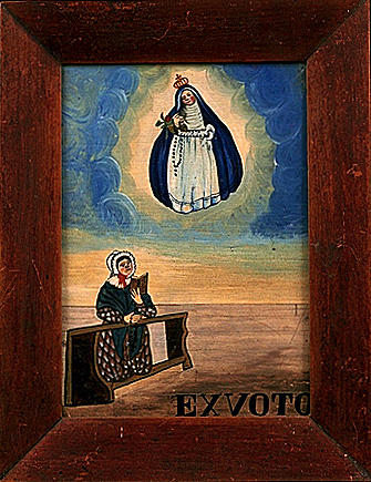 Ex-voto, tableau : Vierge de Pitié (2)