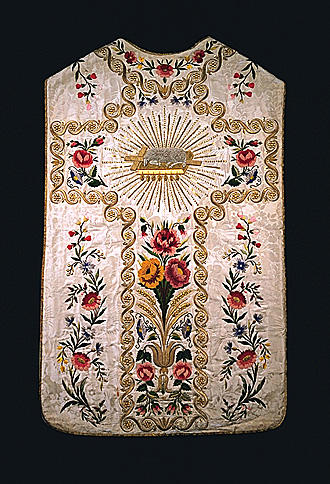 Chasuble, étole, voile de calice (4)