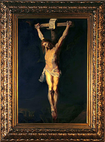 Tableau : Christ en croix