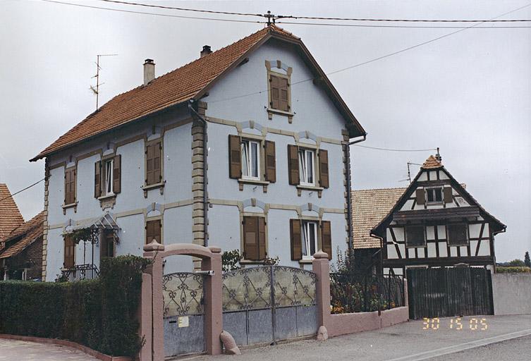 Ferme 36 rue Courbée, 1925.