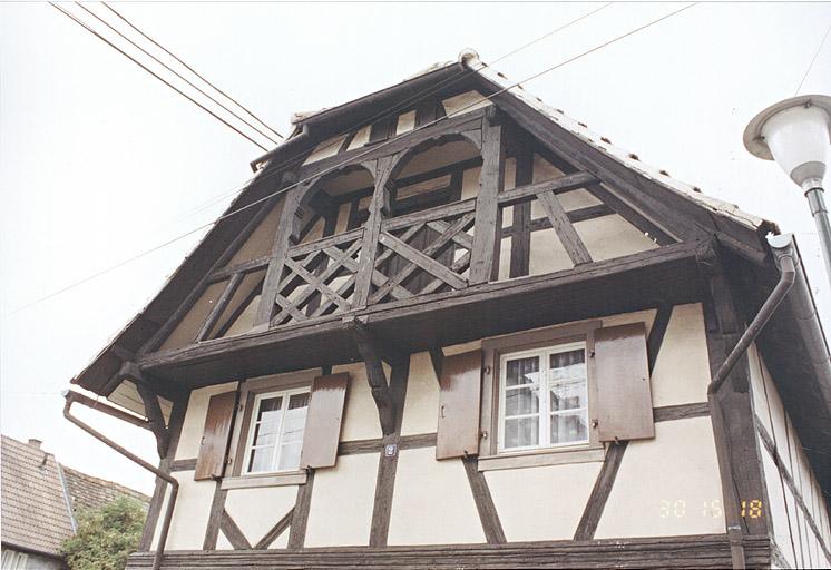 Maison 2 rue de l'Eglise, 18e siècle.