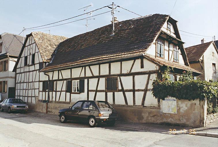 Ferme, 23 rue du Moulin, 18e siècle.