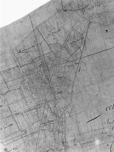 Cadastre Napoléonien, vers 1810, section Le Village.