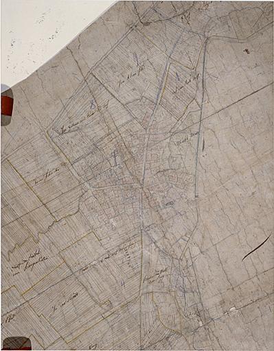 Cadastre Napoléonien, vers 1810, section Le Village.