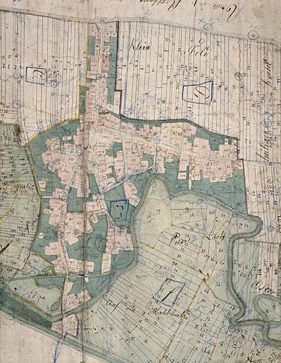 Cadastre Napoléonien, début XIXe, section C.D.E.F.