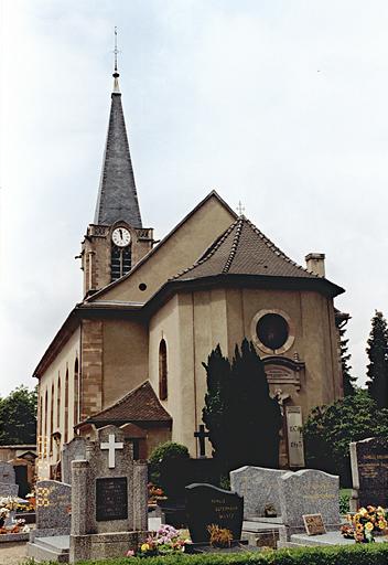 Vue du chevet.