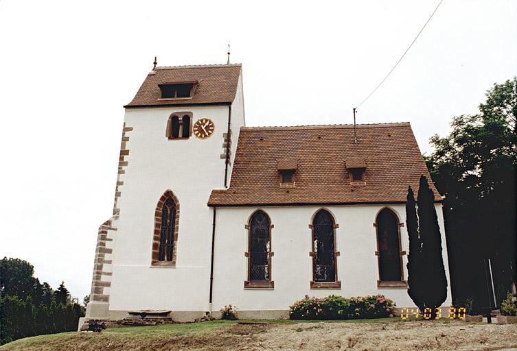 Vue de la façade nord.