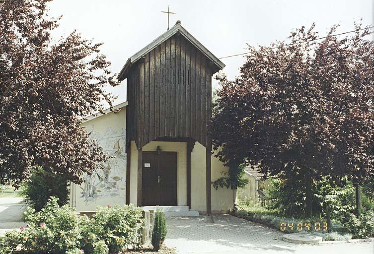 Chapelle Saint-Antoine vers 1950, rue du Stade.