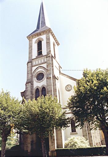 Vue de l'élévation principale.