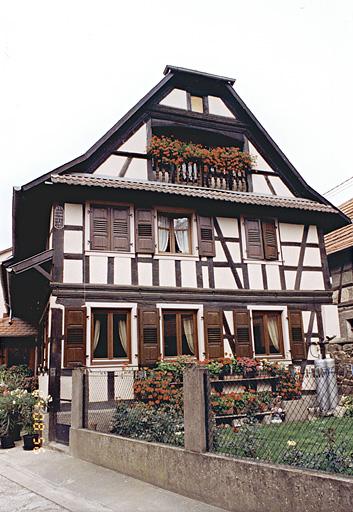 Maison datée 1786, 26 rue de Mundolsheim.