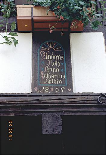 Le poteau de l'atelier.