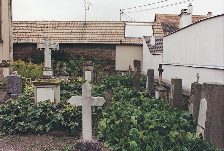 Vue d'ensemble de l'enclos.