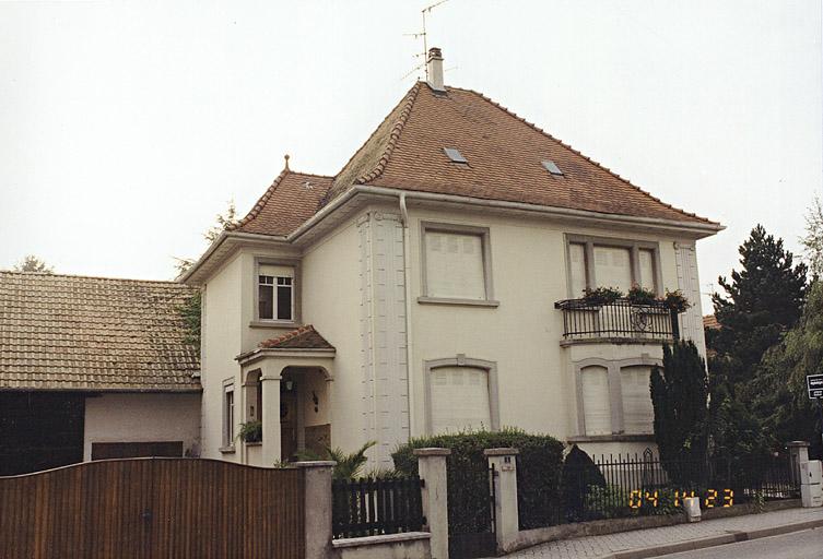 Maison 5 rue du Stade 1937.