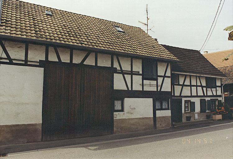Petite ferme de journalier 6 rue de Bischheim.