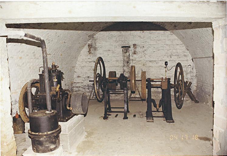 Salle de pompage de l'eau.