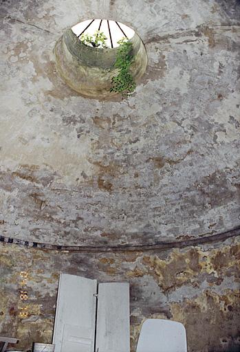 L'orangerie : la coupole et son oculus vitré.