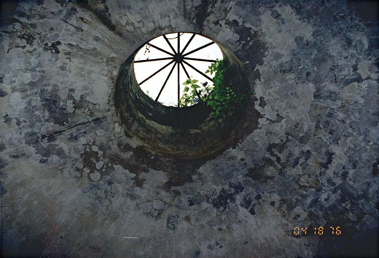 L'oculus de la coupole de l'orangerie.