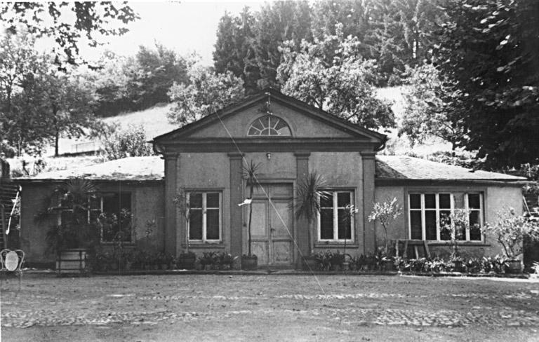 Vue d'ensemble du salon de musique (détruit).