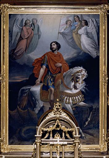 Tableau du maître-autel : saint Georges