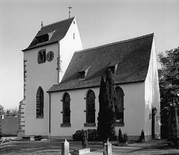 Vue d'ensemble de façade nord.