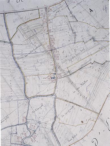 Vue partielle du cadastre ancien.