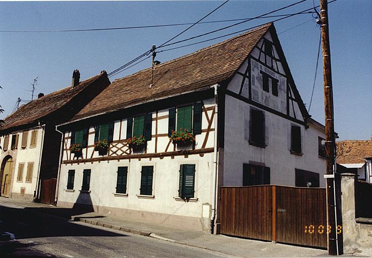 Maison 18, rue Principale, 17e et 20e siècles.