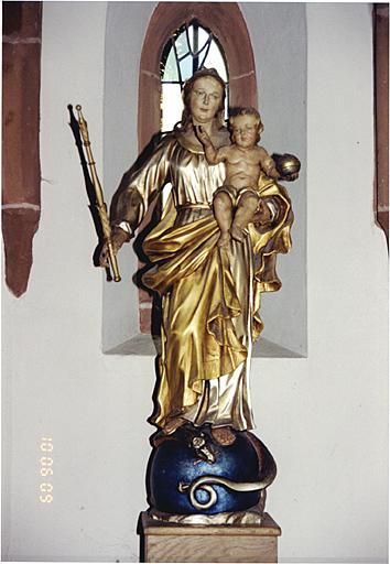 Statue : Vierge à l'Enfant et Immaculée Conception