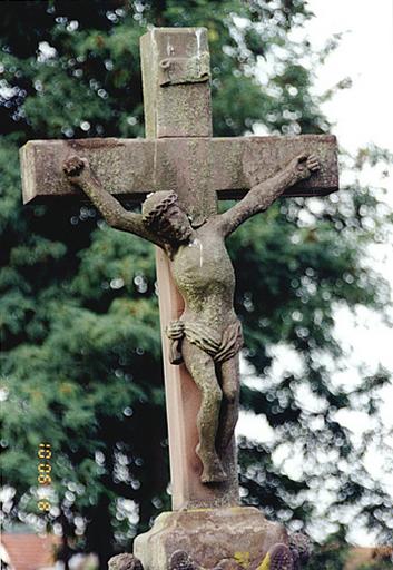 Détail du Christ en croix.