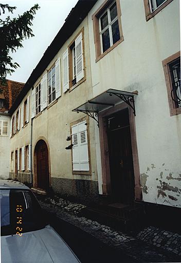 Aile nord, élévation sud, depuis l'est.