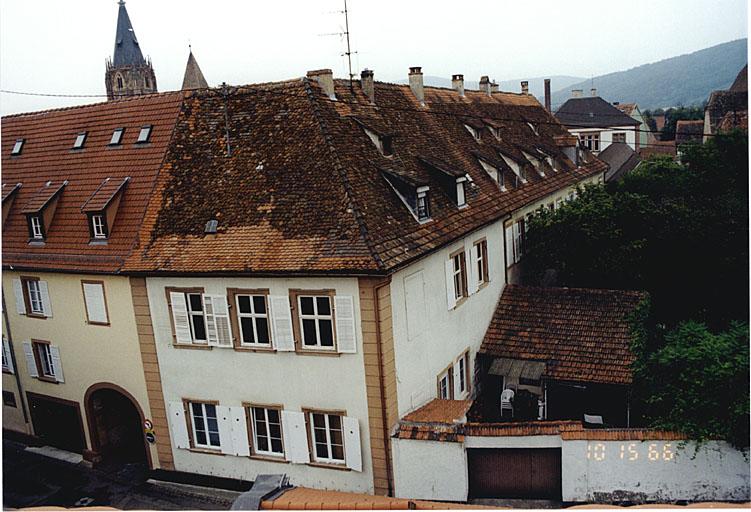 Aile nord et corps de bâtiment est, depuis le nord-est.