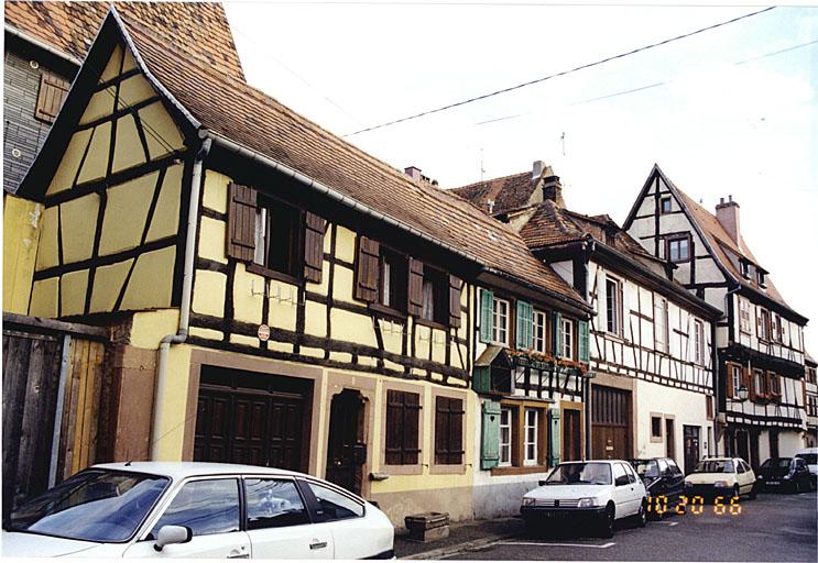 Vue des numéros 2 à 8 de la rue des Juifs.