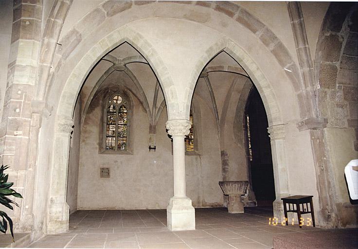 Vue depuis l'avant-choeur de la chapelle Saint-Stanislas au sud.