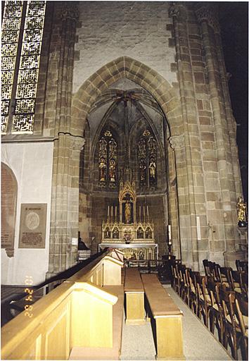 Bras nord du transept et chapelle du Saint-Sauveur, actuelle chapelle Saint-Joseph.