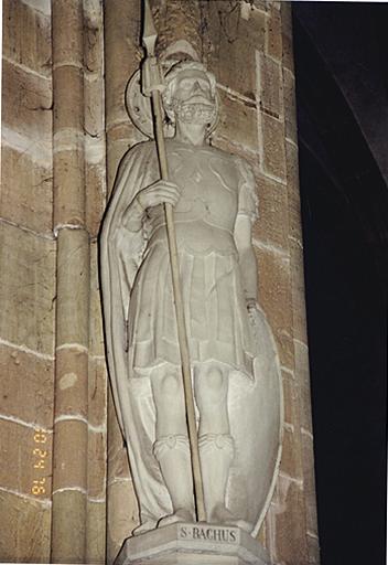 Statue de saint Bacchus.