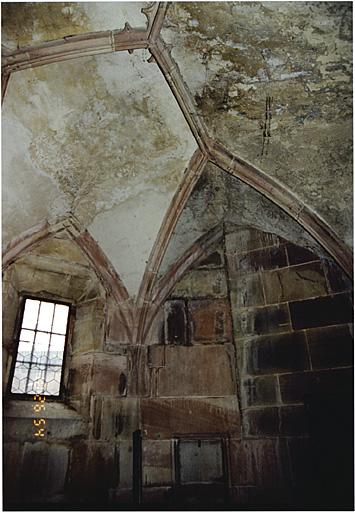 Vue partielle de la chapelle Saint-Willibrord et de sa voûte, vers le sud-est.