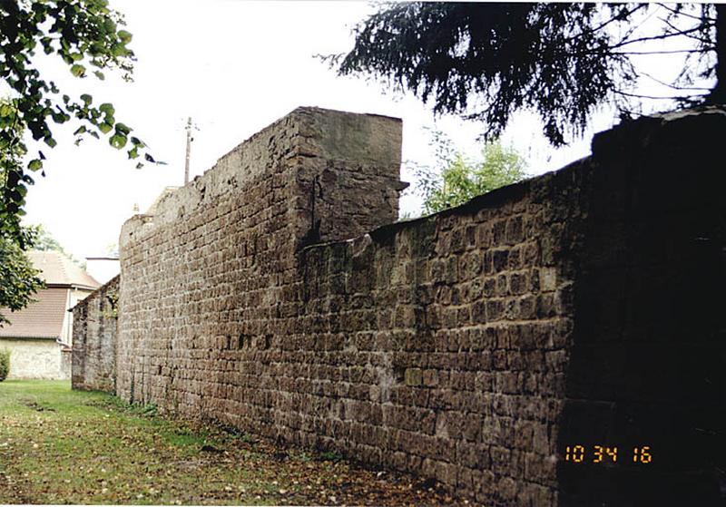 Vue du mur ouest vers le nord.