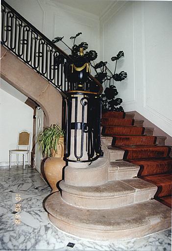 Départ de l'escalier d'honneur.