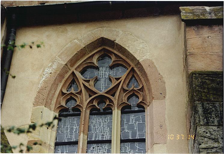 Fenêtre sud du choeur.