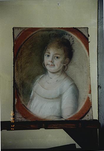 Tableau : portrait d'une jeune fille