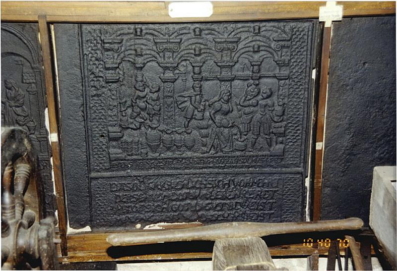 Plaque de poêle No 21