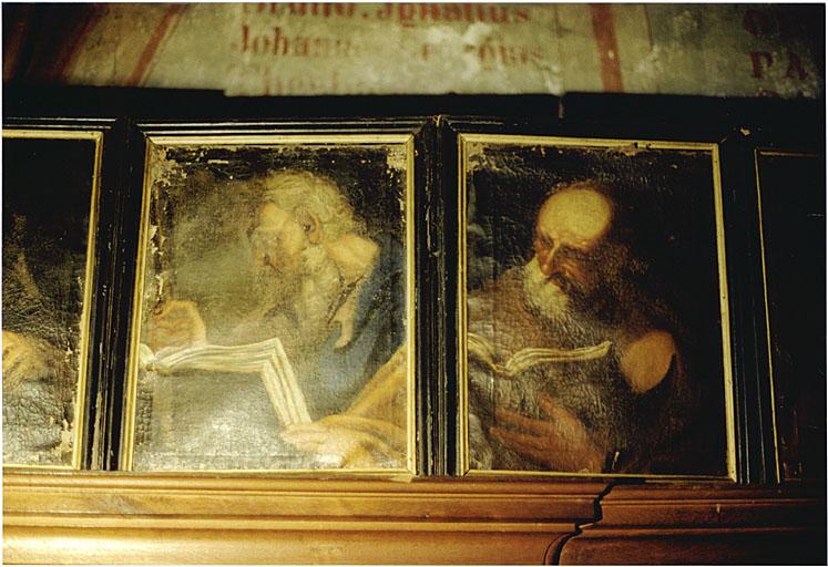 Saint Jacques le Mineur (?) et saint Matthias (?).